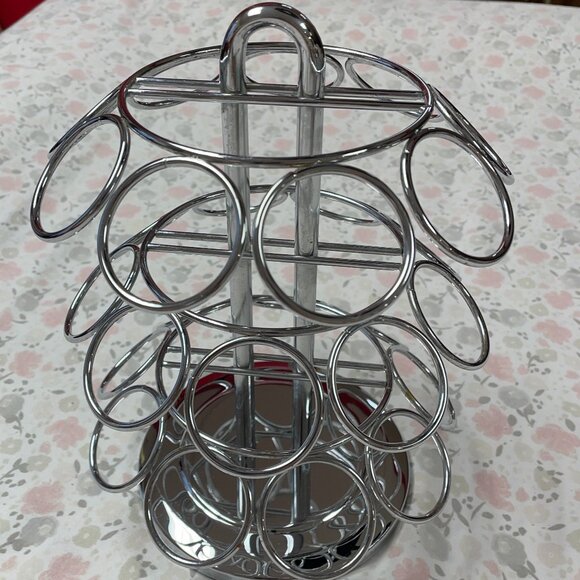 K-Cup Holder - Spinning - Chrome Color Finish - Holds 27 cups - Picture 3 of 7